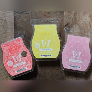 3 New Scentsy Bars ~ Plumeria Peach 🍑 Lemon Sorbet 🍋 Hibiscus Pineapple 🍍